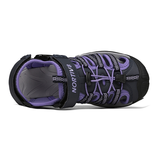 Women's Lightweight & Comfortable Walking Sandals - PURPLE GREY - 2